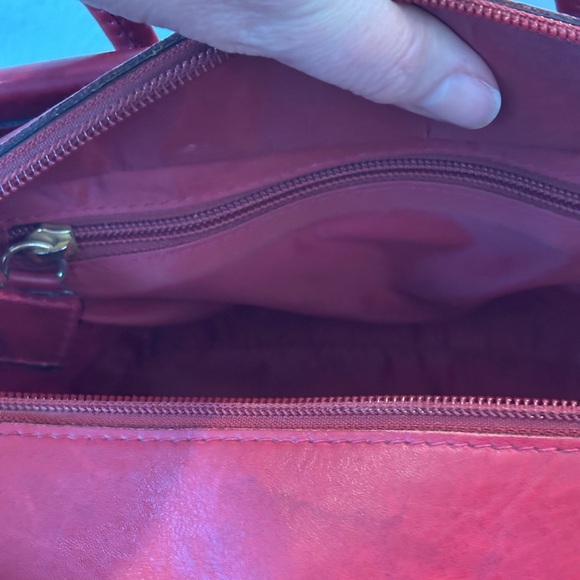 Celine Red Tote with Gold Details - Picture 12 of 16